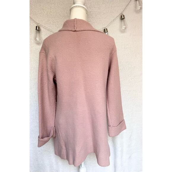 Staccato Pink Waterfall Cardigan with Pockets Medium - Picture 7 of 9